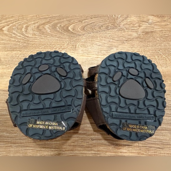 Build A Bear BAB - Brown Sandals Shoes Accessory - Picture 3 of 5